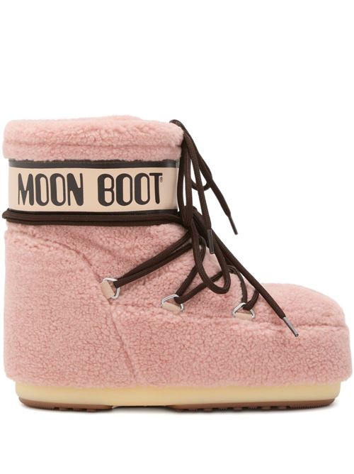 Stivale Icon Low in teddy rosa MOON BOOT | 80D1409700J001